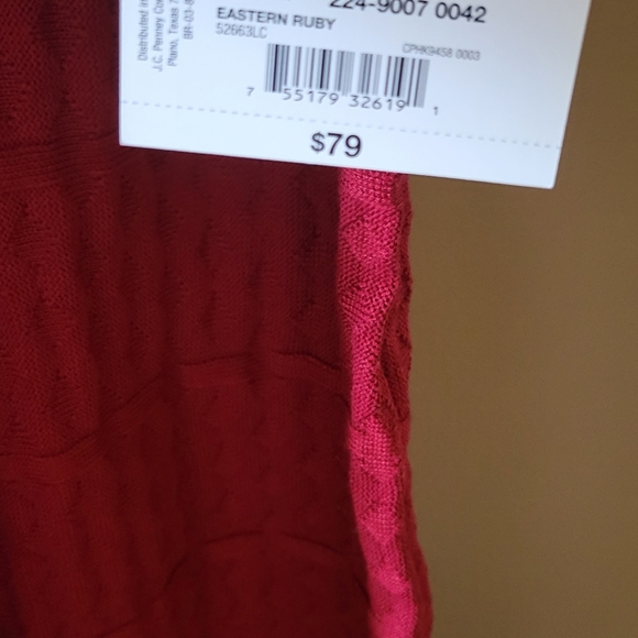 Liz Claiborne red dress NWT - Picture 5 of 6